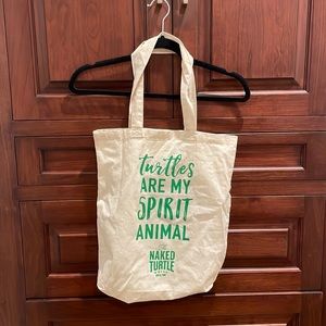 Naked turtle tote